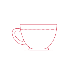 Objects Cocktail Glasses Punch Cup Line Art Illustration Svg, Free Vectors File